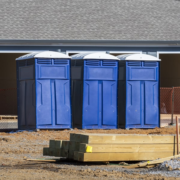 are there any restrictions on what items can be disposed of in the porta potties in Emporia